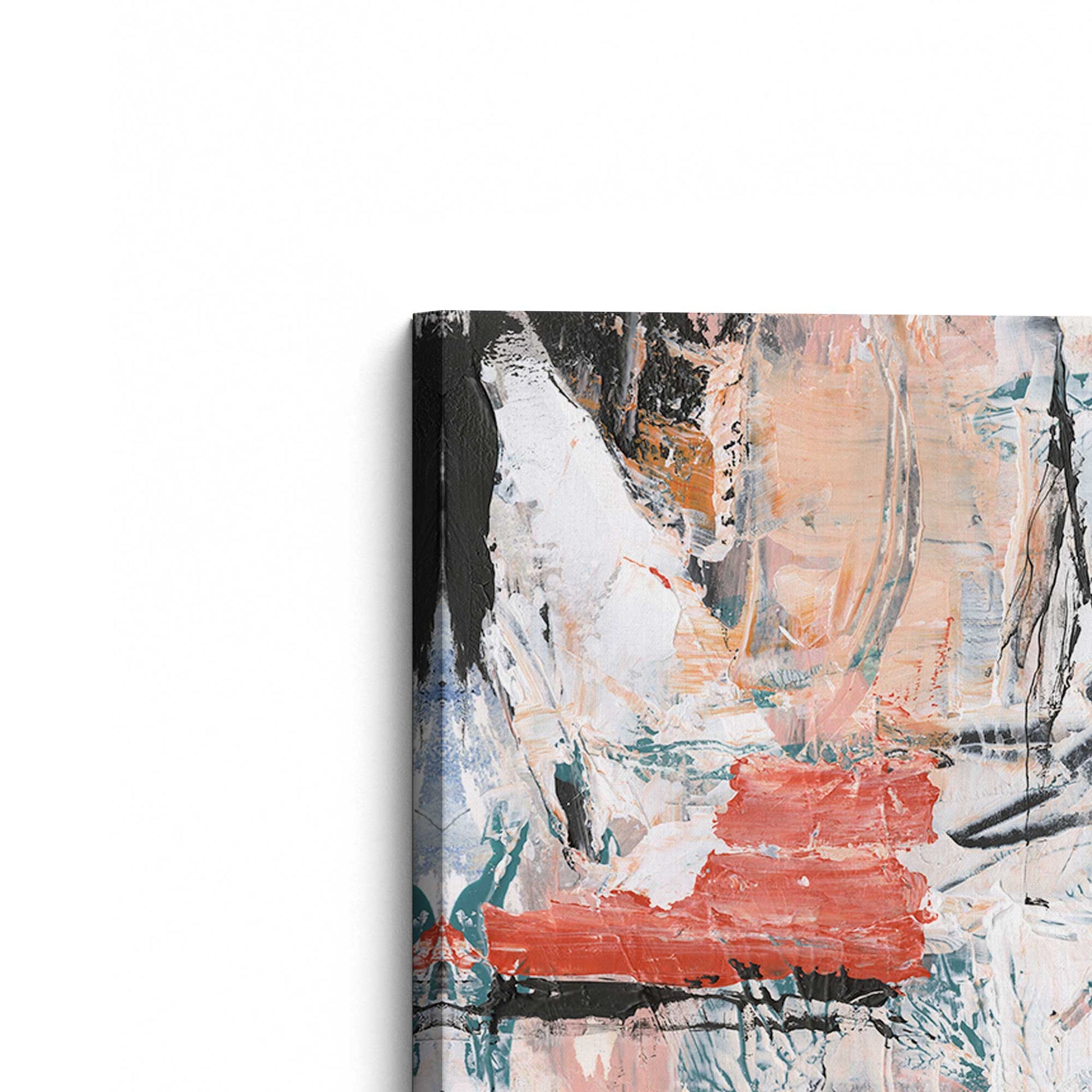 [Color:Stretched Canvas], Picture of the corner of the art