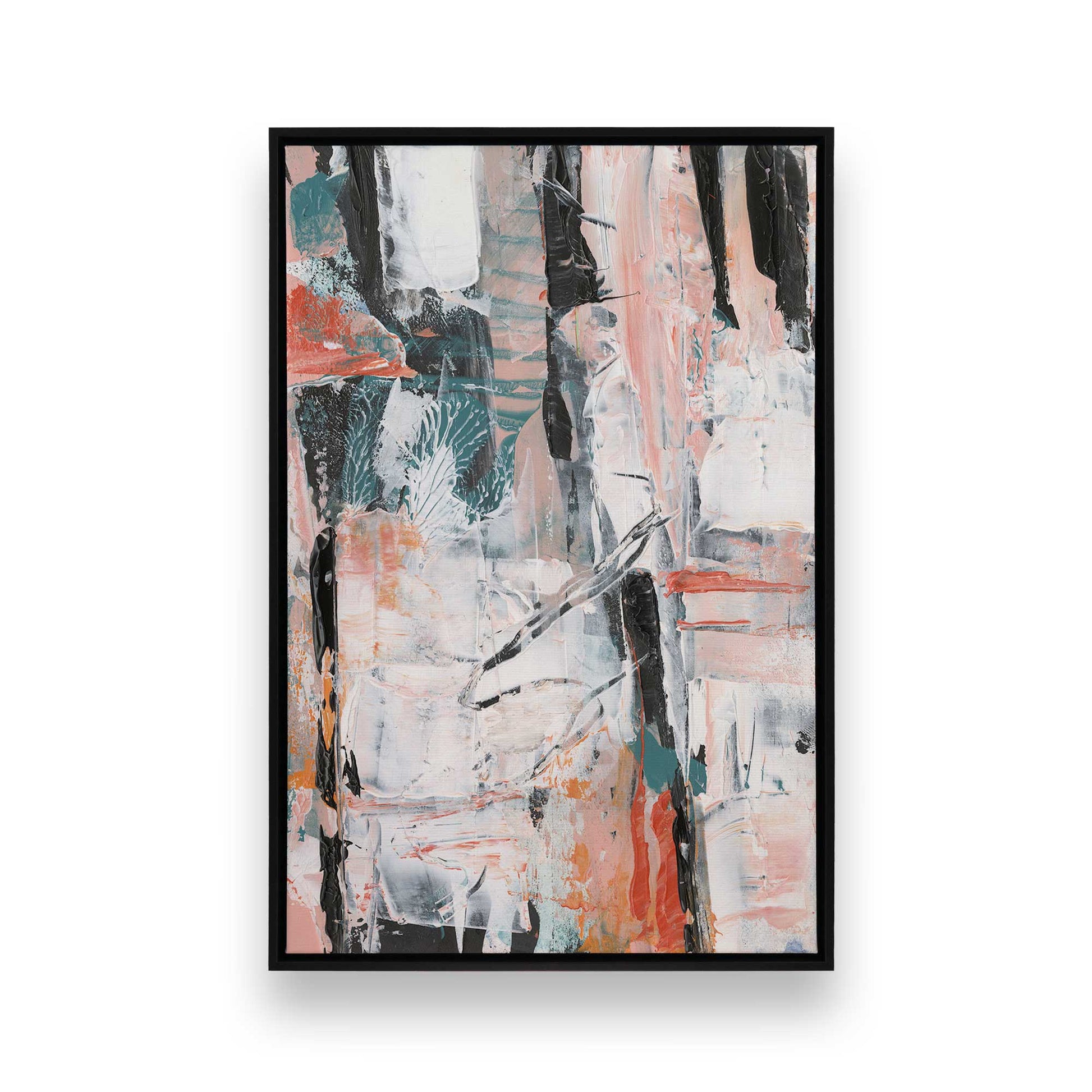 [Color:Satin Black], Picture of art in a Satin Black frame