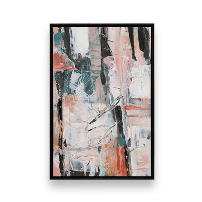 [Color:Satin Black], Picture of art in a Satin Black frame
