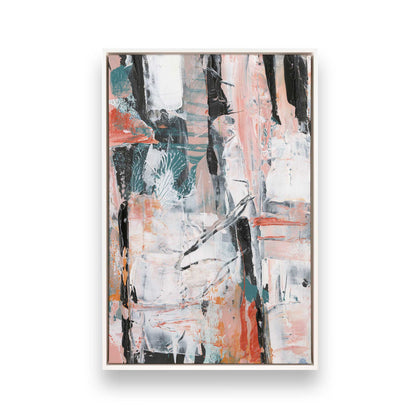 [Color:Opaque White], Picture of art in a White frame