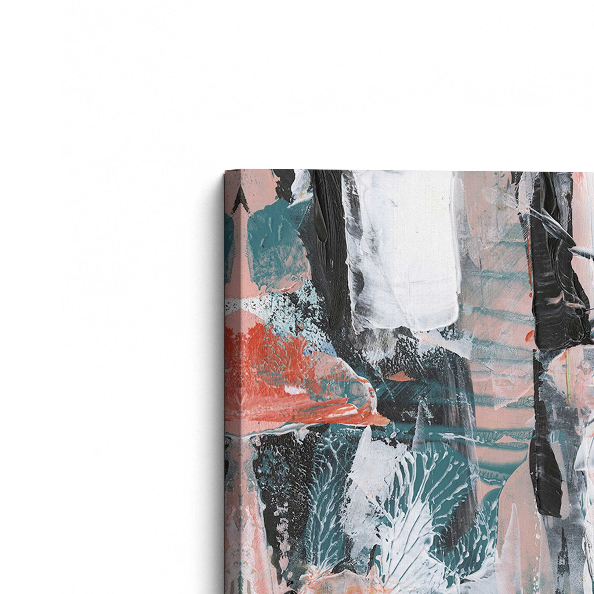 [Color:Stretched Canvas], Picture of the corner of the art