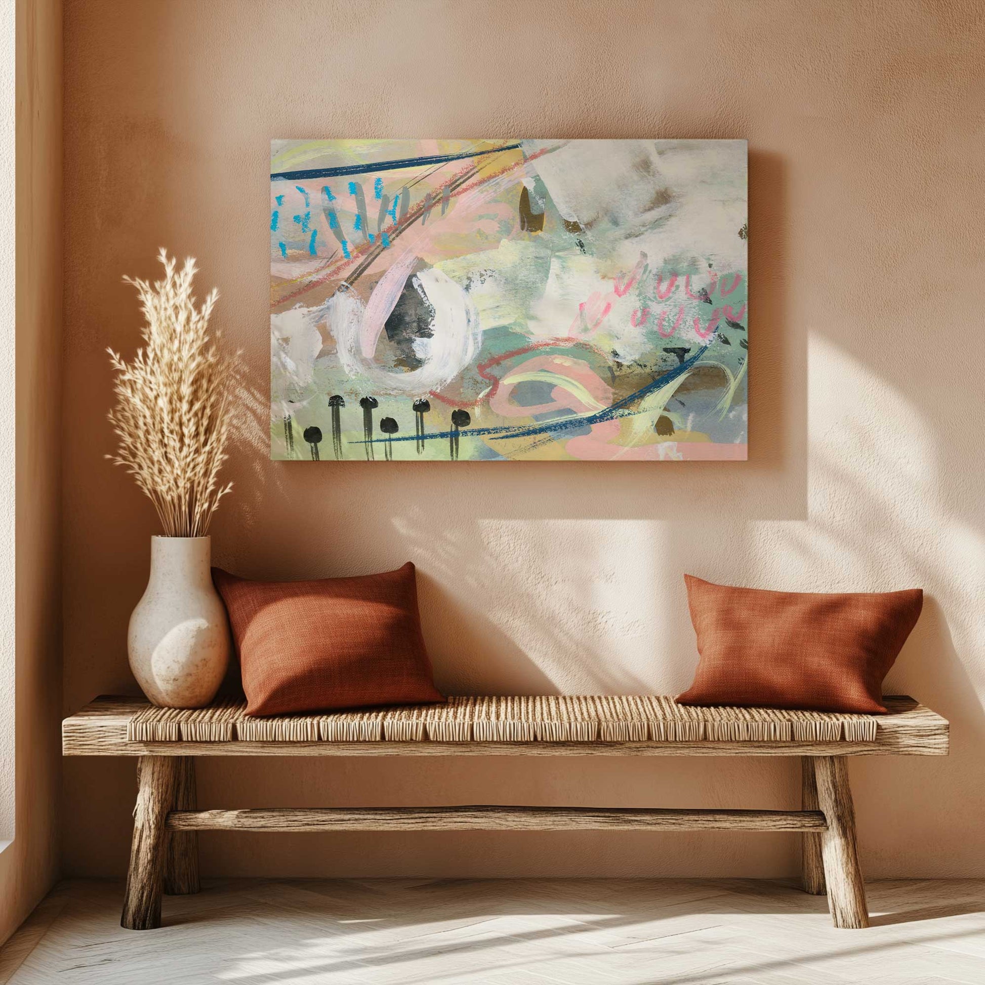 Picture of art in a room