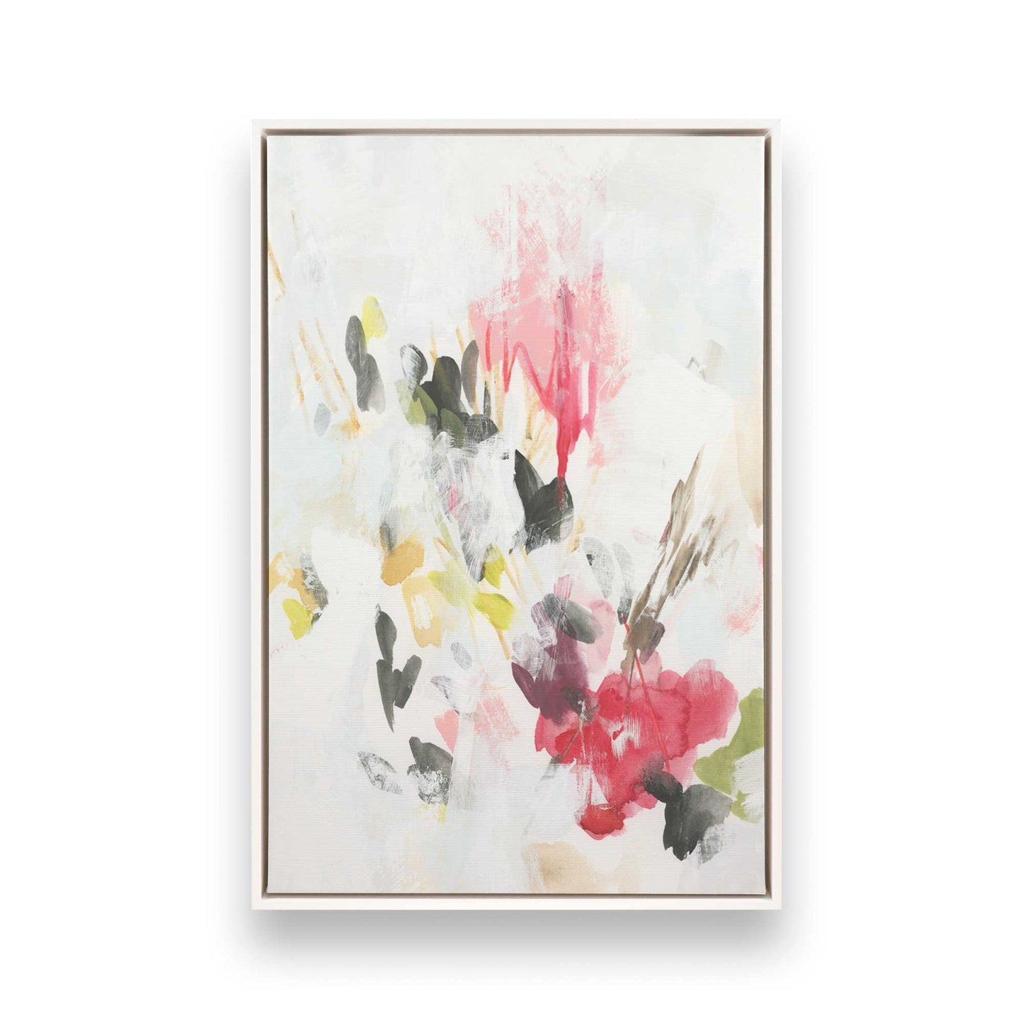 [Color:Opaque White], Picture of art in a White frame