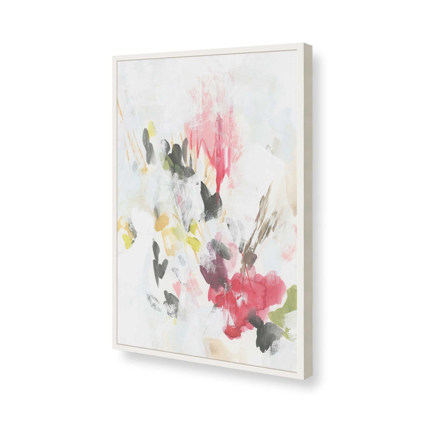 [Color:Opaque White], Picture of art in a Opaque White frame of the corner