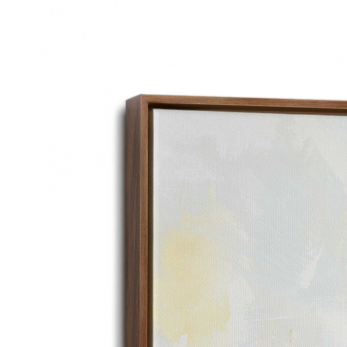 [Color:Walnut], Picture of art in a Walnut frame at an angle