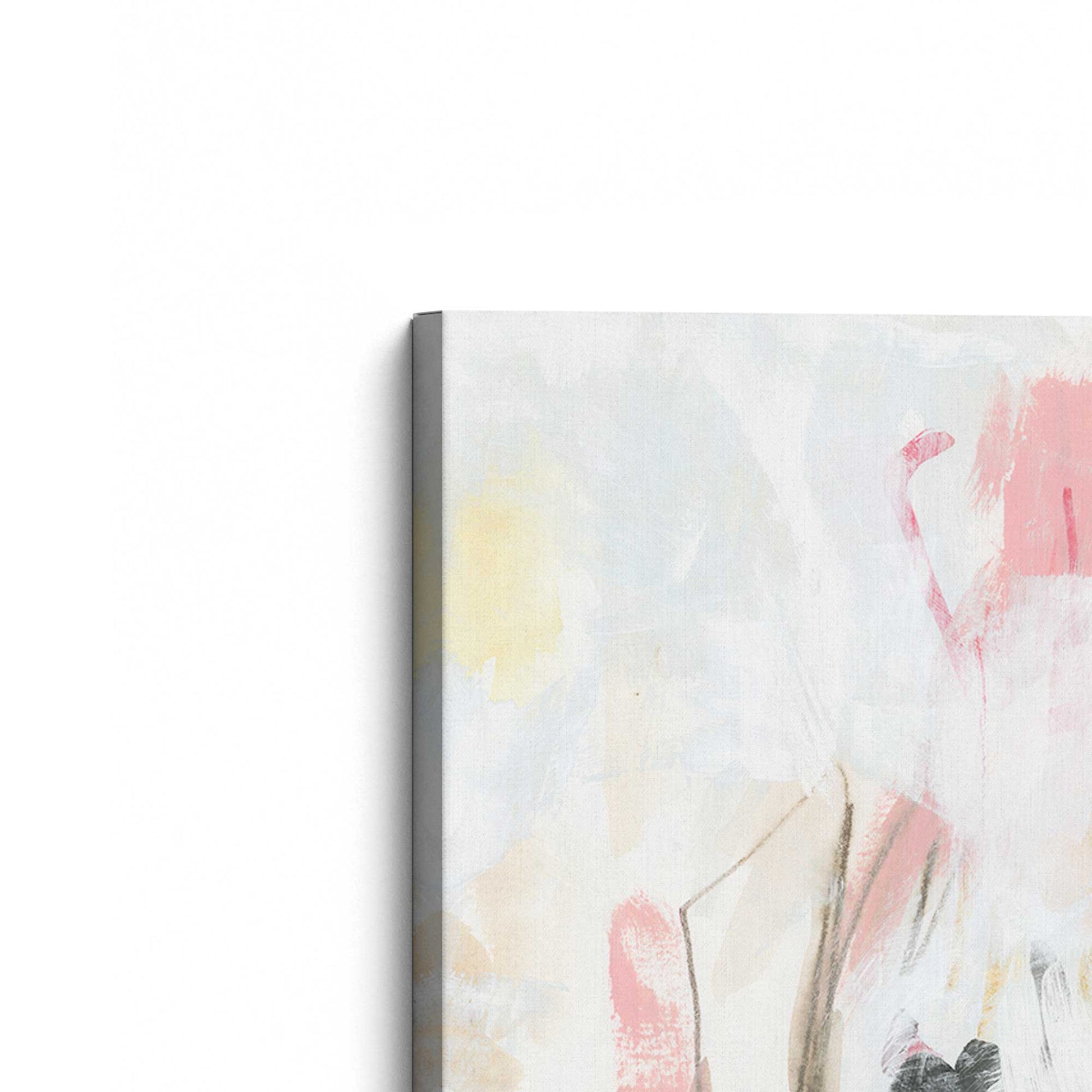 [Color:Stretched Canvas], Picture of the corner of the art