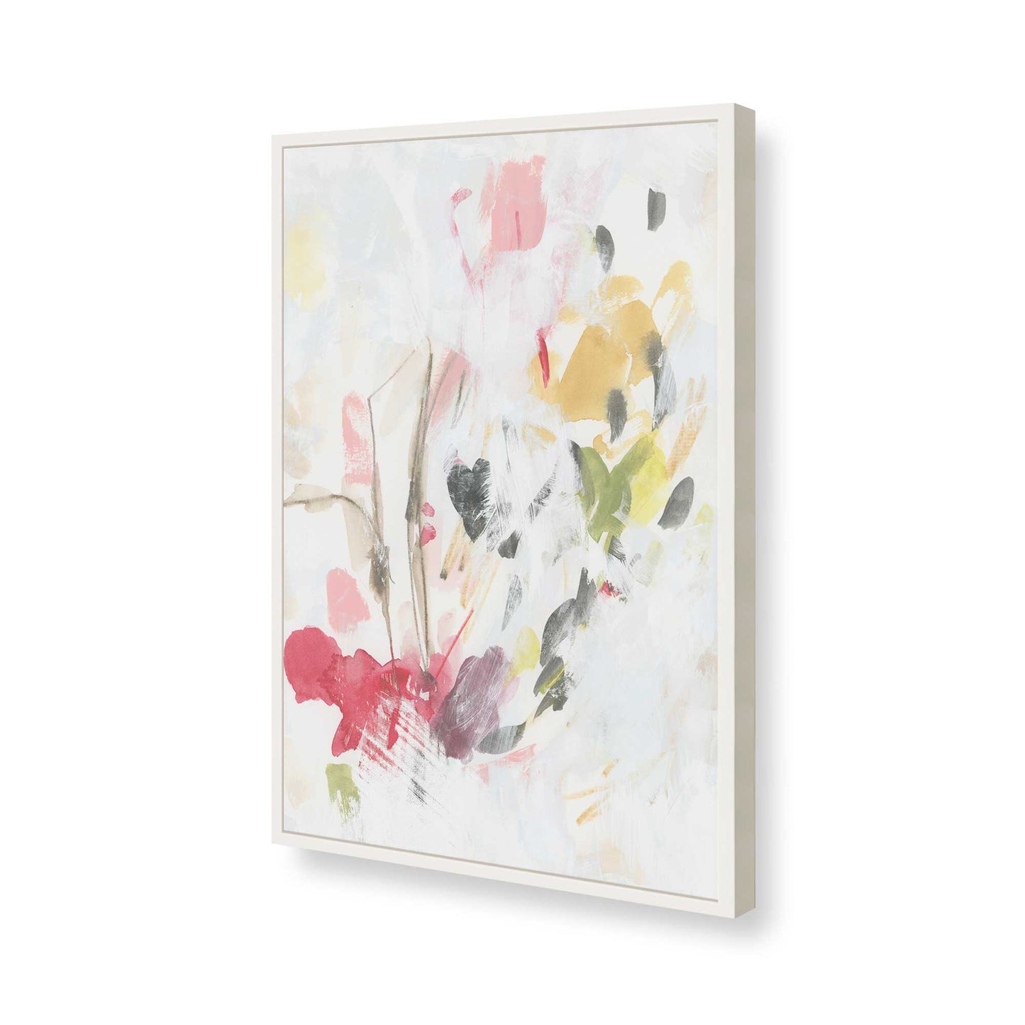 [Color:Opaque White], Picture of art in a Opaque White frame of the corner