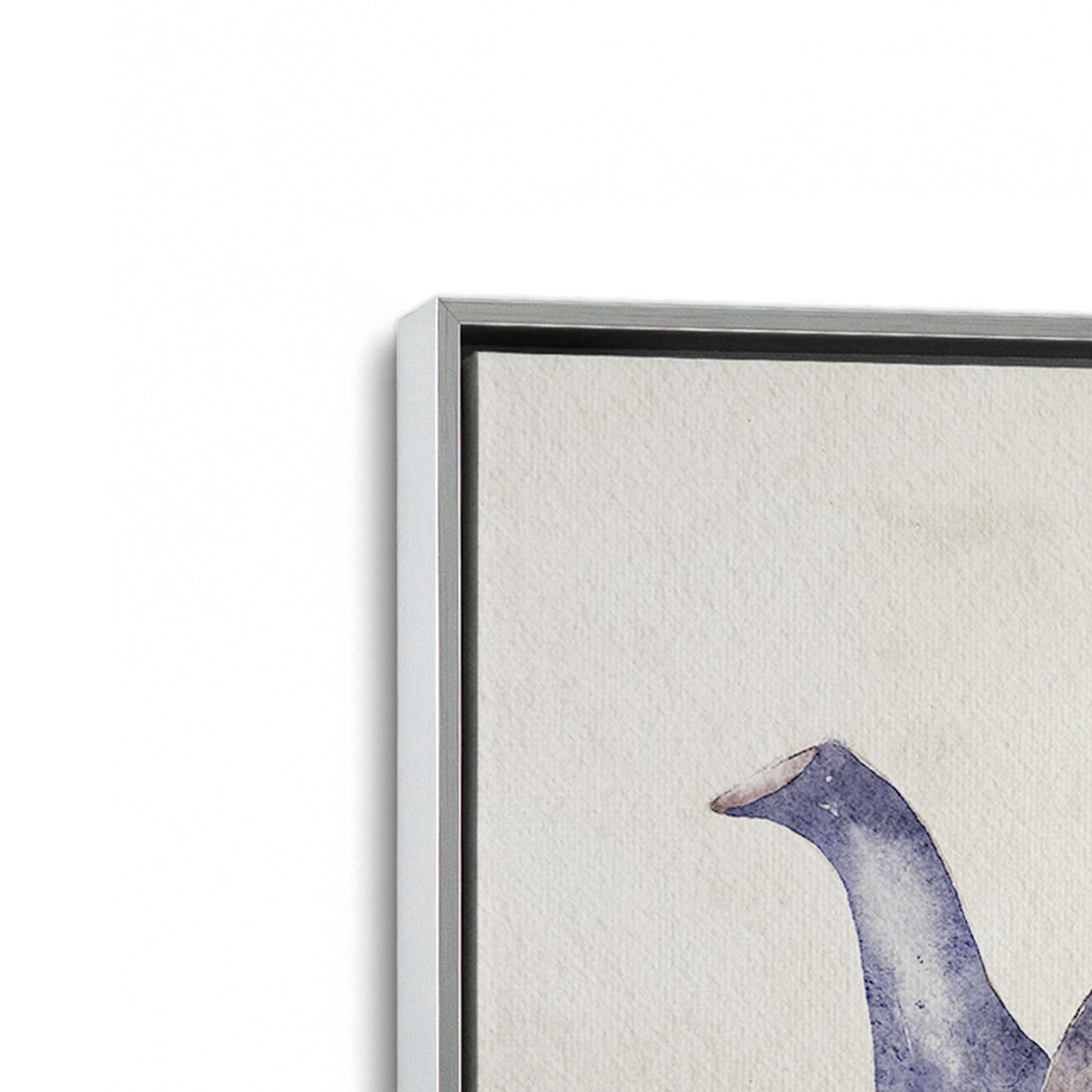 [Color:Polished Chrome], Picture of art in a Polished Chrome frame at an angle