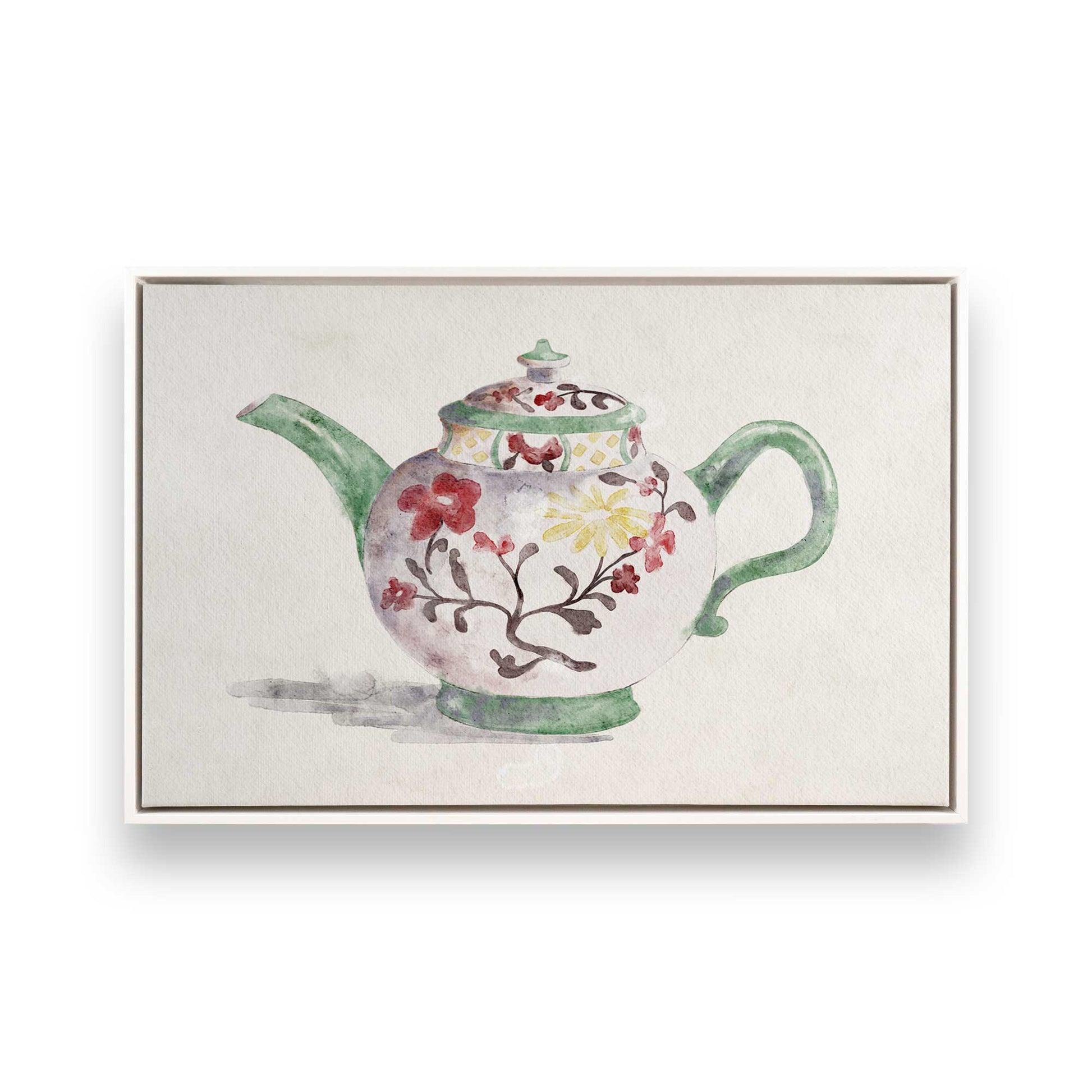 [Color:Opaque White], Picture of art in a White frame