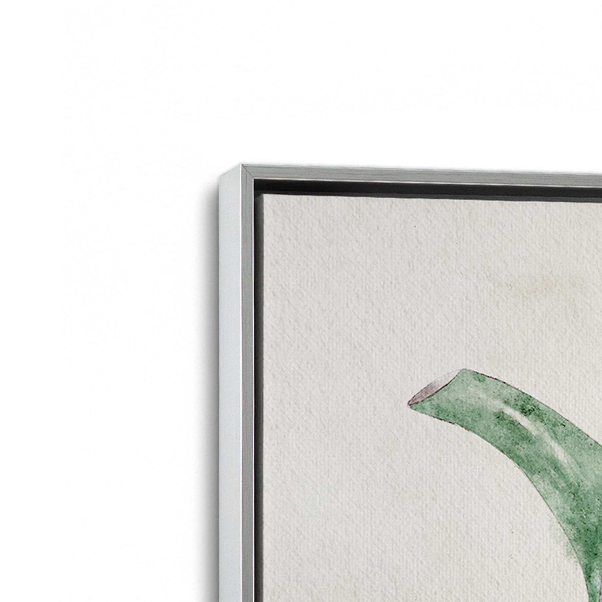 [Color:Polished Chrome], Picture of art in a Polished Chrome frame at an angle