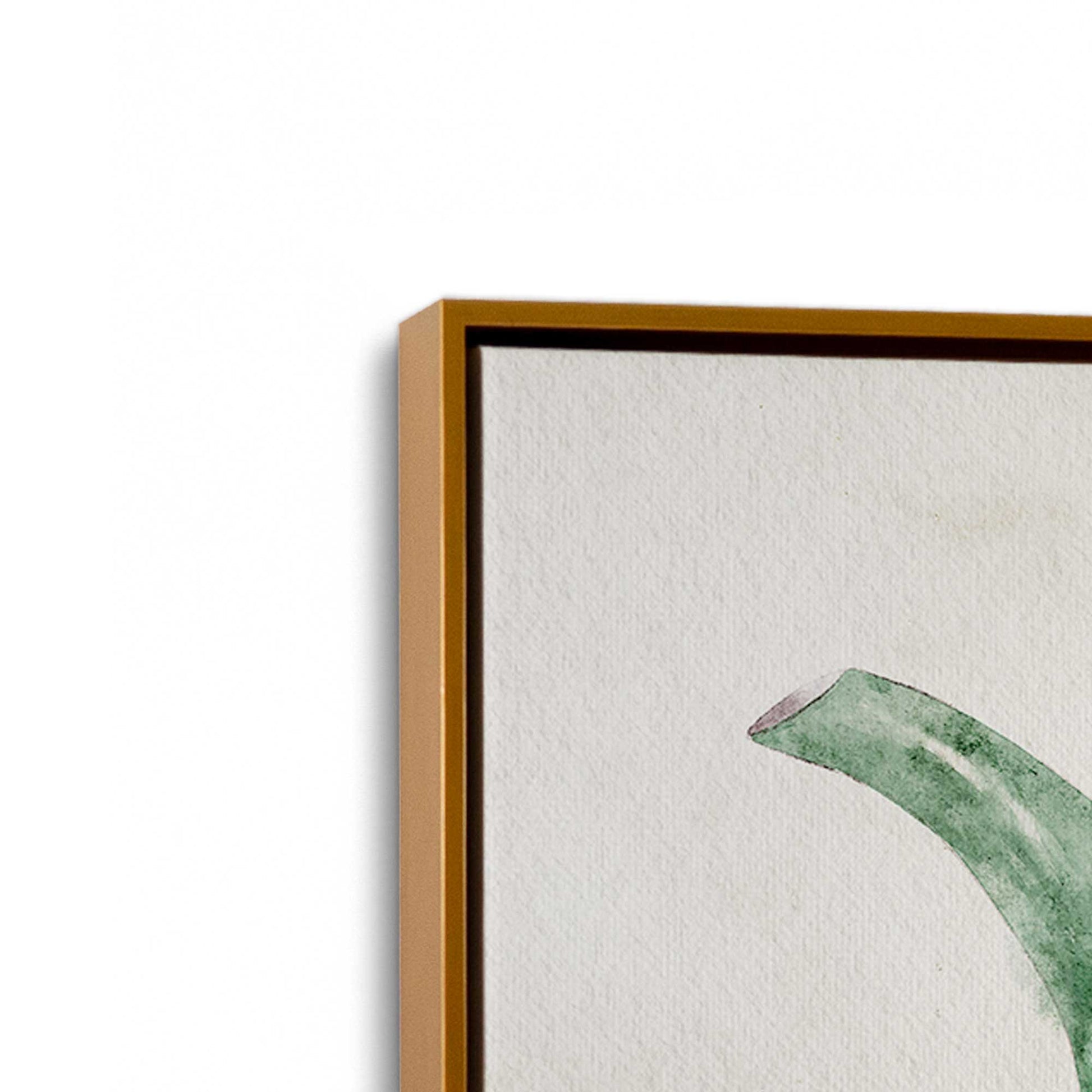 [Color:Polished Gold], Picture of art in a Polished Gold frame at an angle