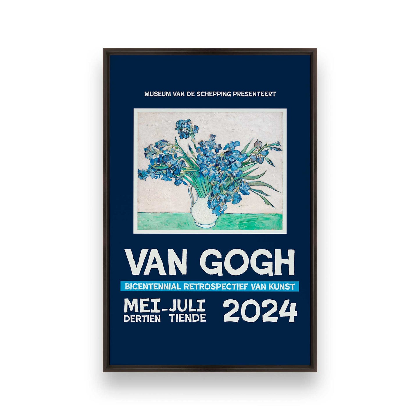 [Color:Espresso], Picture of art in a Espresso frame