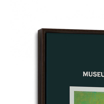 [Color:Espresso], Picture of art in a Espresso frame at an angle