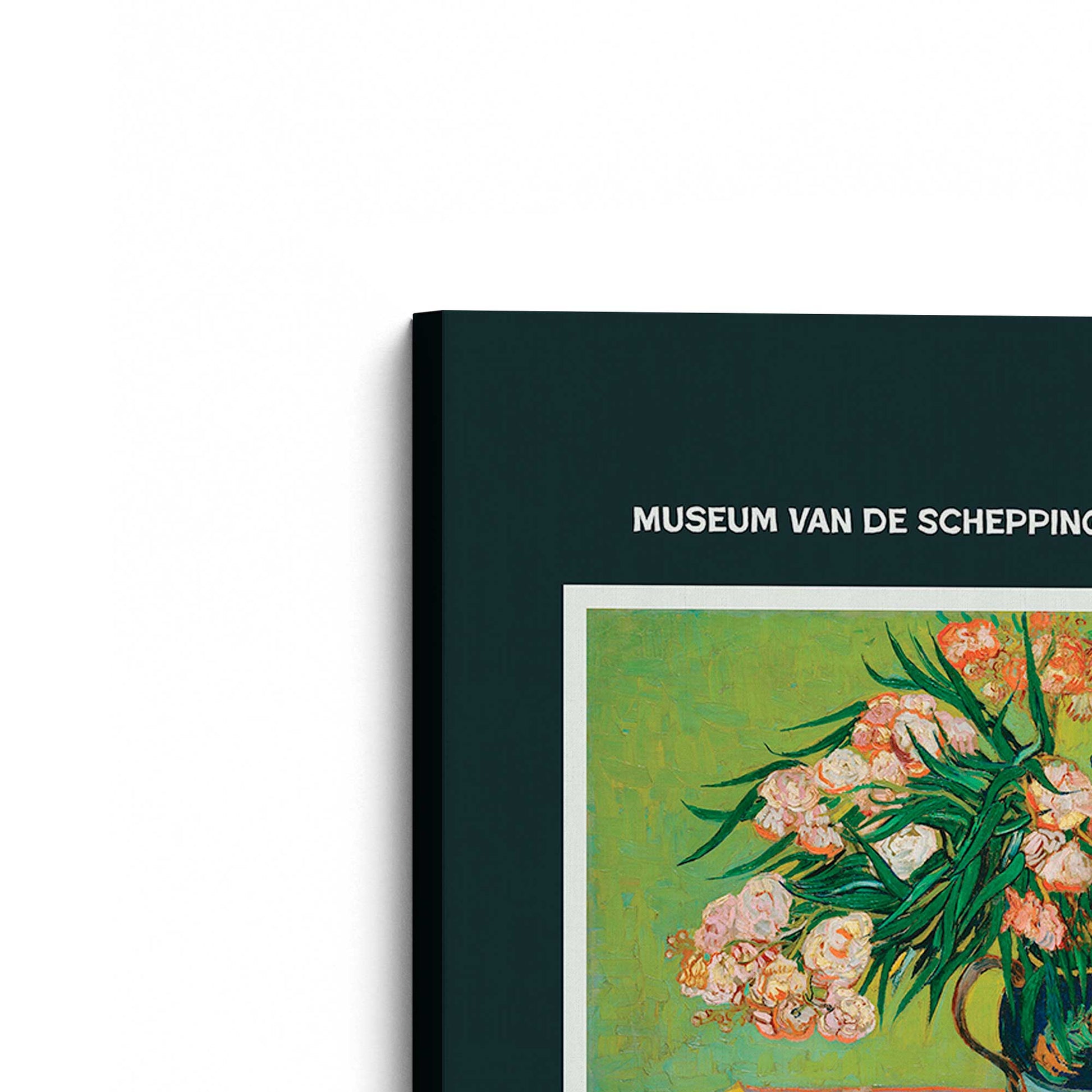 [Color:Stretched Canvas], Picture of the corner of the art