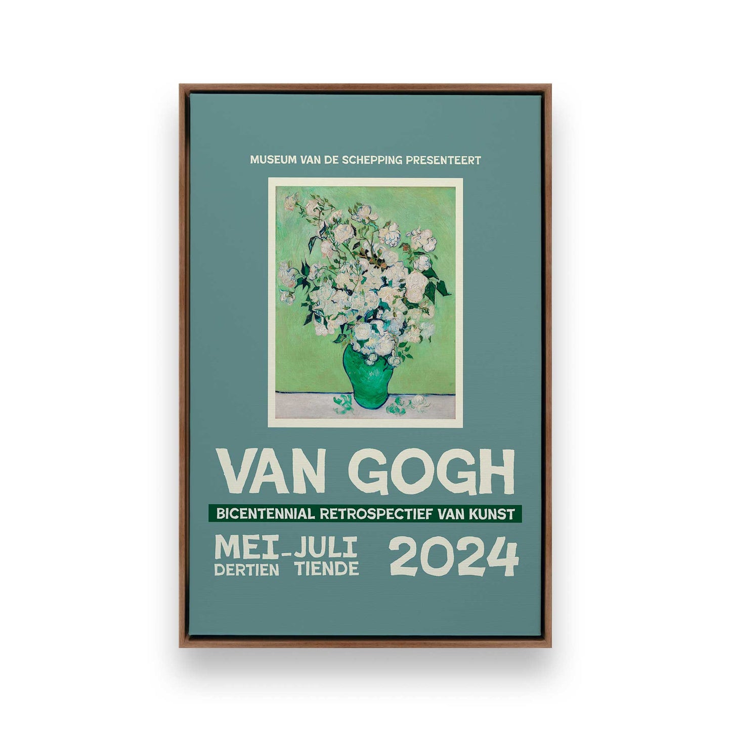 [Color:Walnut], Picture of art in a Walnut frame