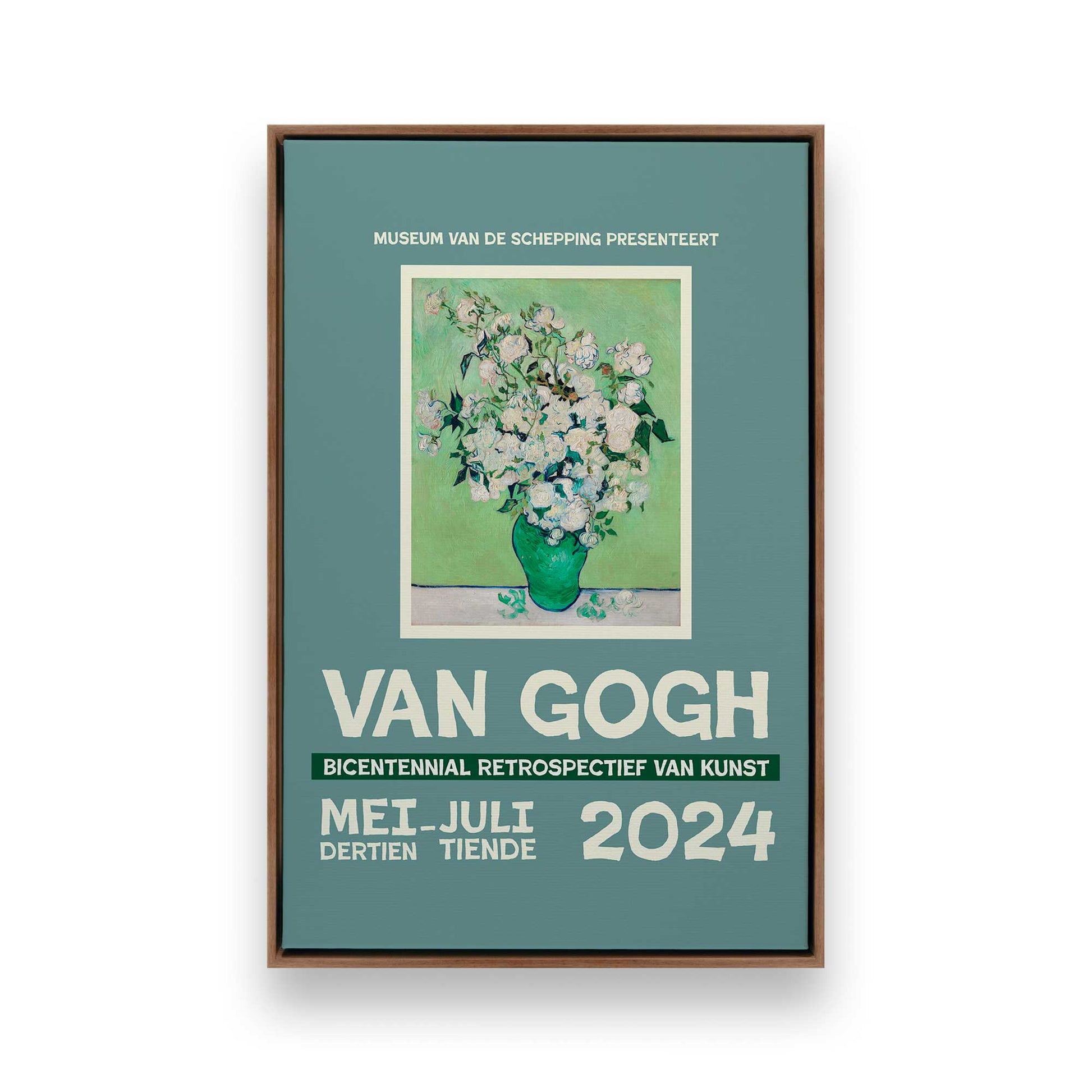 [Color:Walnut], Picture of art in a Walnut frame