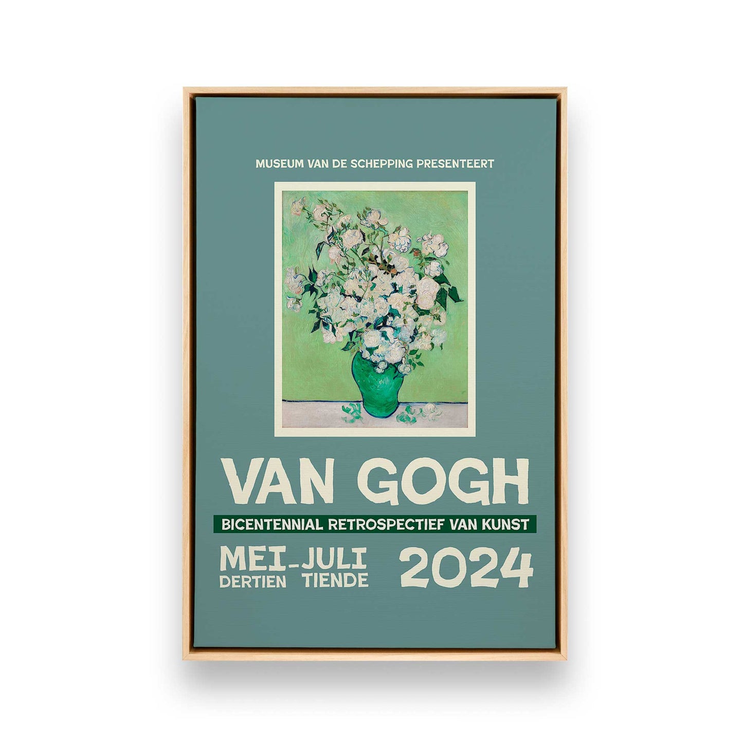 [Color:American Maple], Picture of art in a American Maple frame