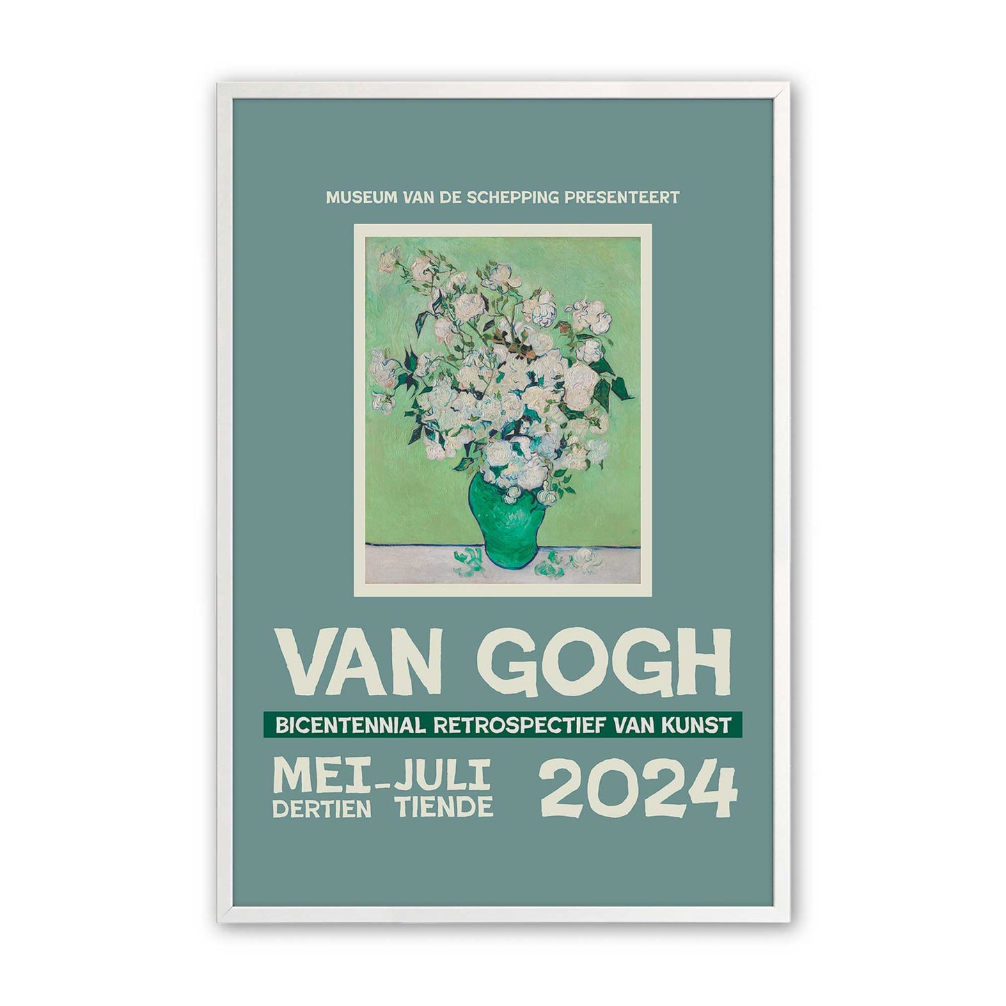 [Color:Opaque White], Picture of art in a Opaque White frame