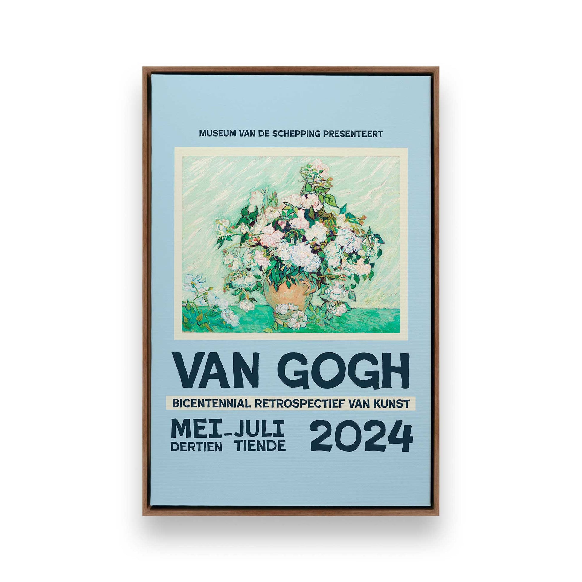 [Color:Walnut], Picture of art in a Walnut frame