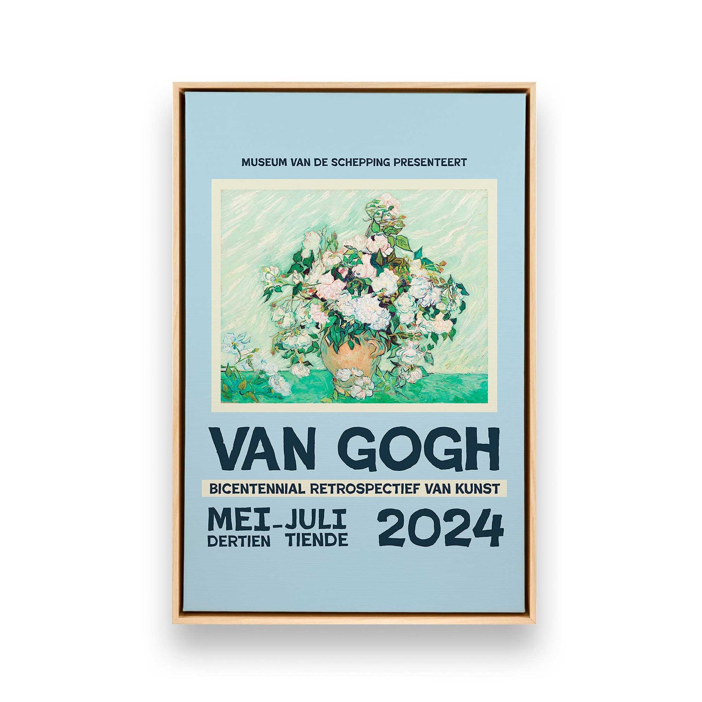 [Color:American Maple], Picture of art in a American Maple frame