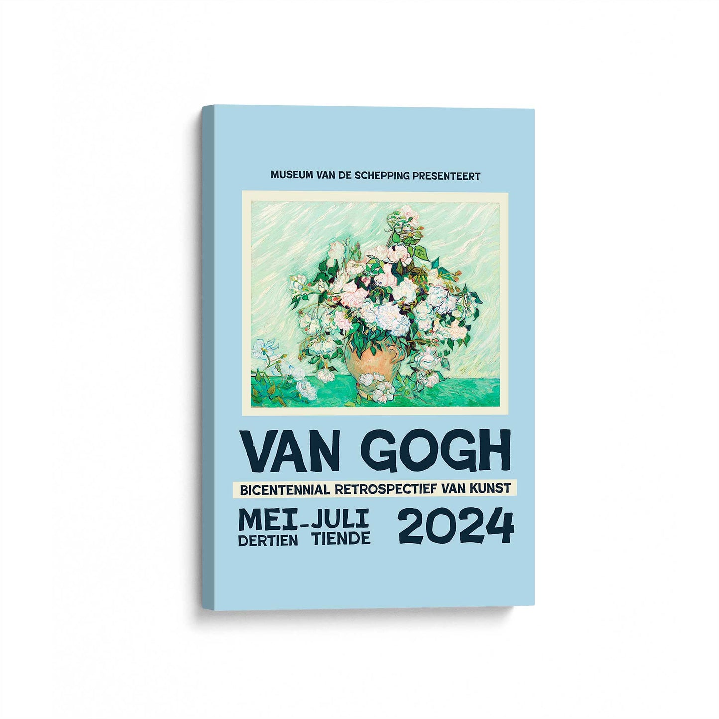 [Color:Stretched Canvas], Picture of art at an angle