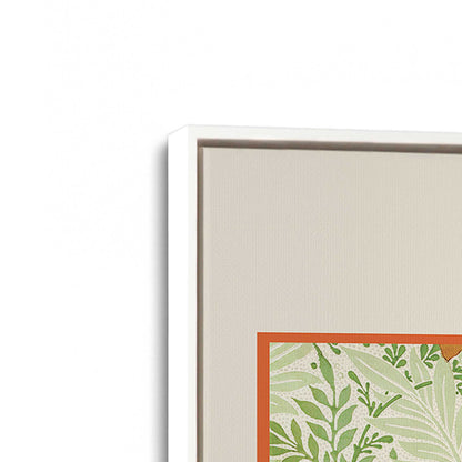 [Color:Opaque White], Picture of art in a White frame at an angle