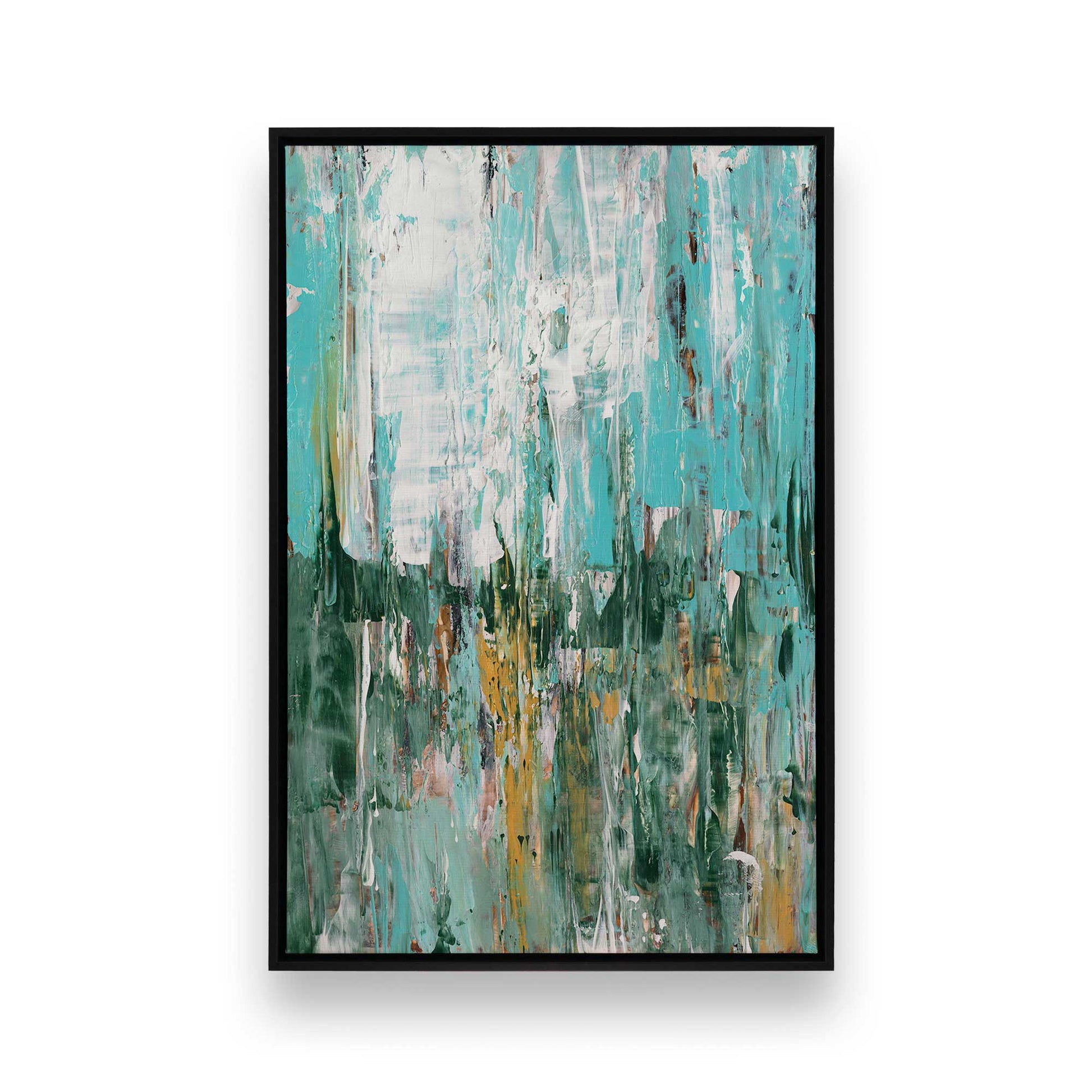 [Color:Satin Black], Picture of art in a Satin Black frame