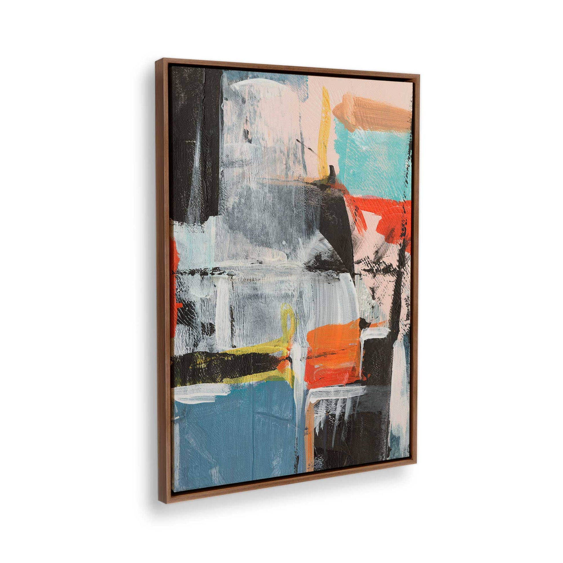 [Color:Walnut], Picture of the corner of the art