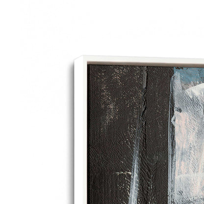 [Color:Opaque White], Picture of art in a White frame at an angle