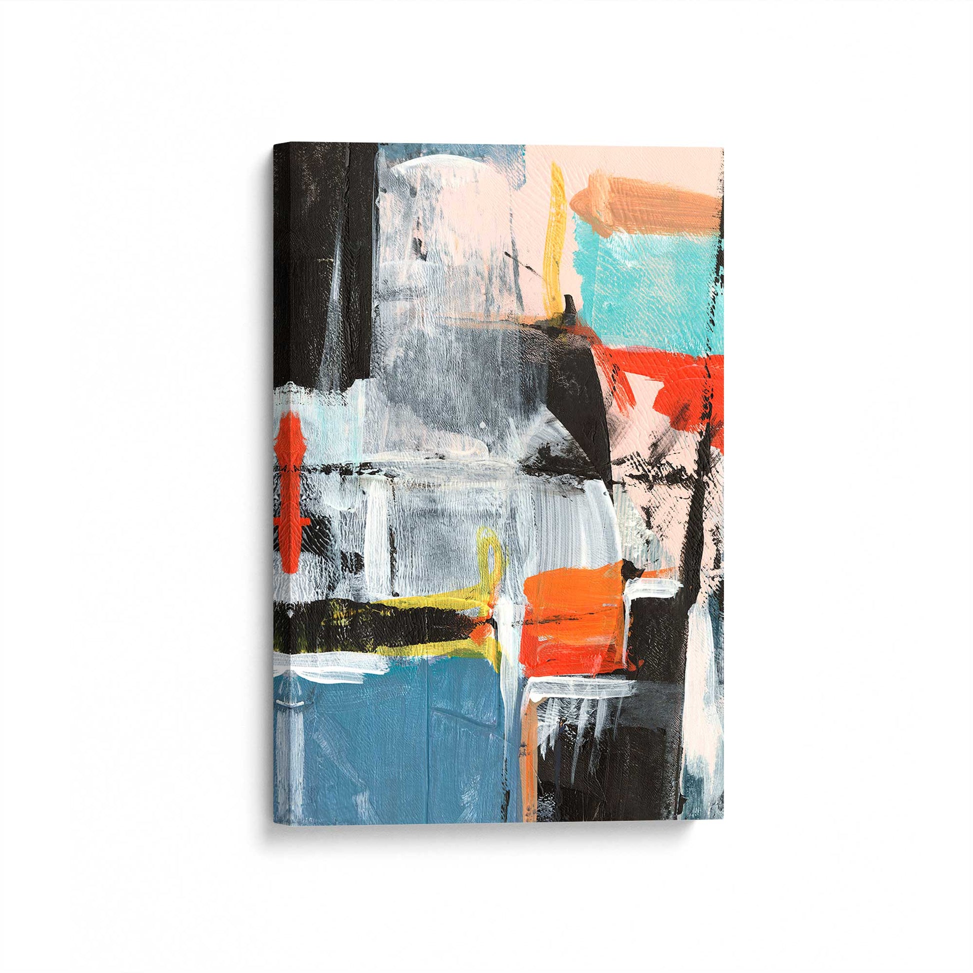 [Color:Stretched Canvas], Picture of art at an angle