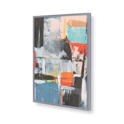 [Color:Polished Chrome], Picture of art in a Polished Chrome frame of the corner