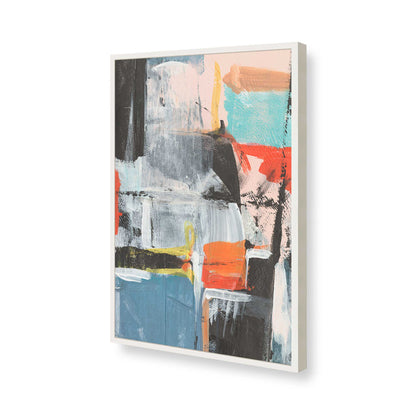 [Color:Opaque White], Picture of art in a Opaque White frame of the corner