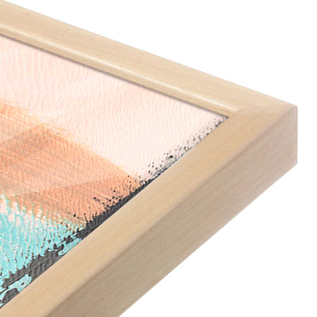 [Color:Raw Maple], Picture of art in a Raw Maple frame at an angle