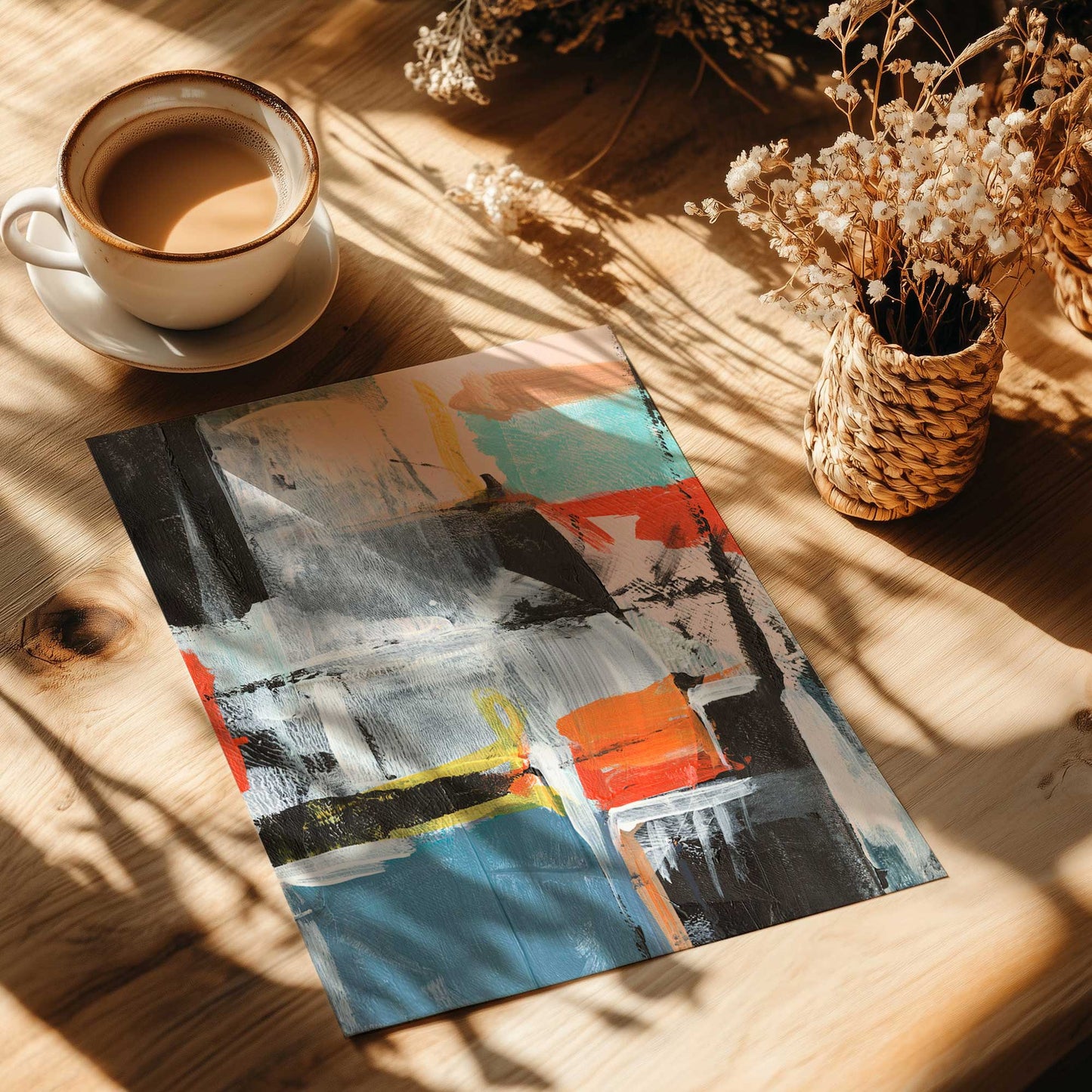 [Color:Rolled Print], Picture of close up of art