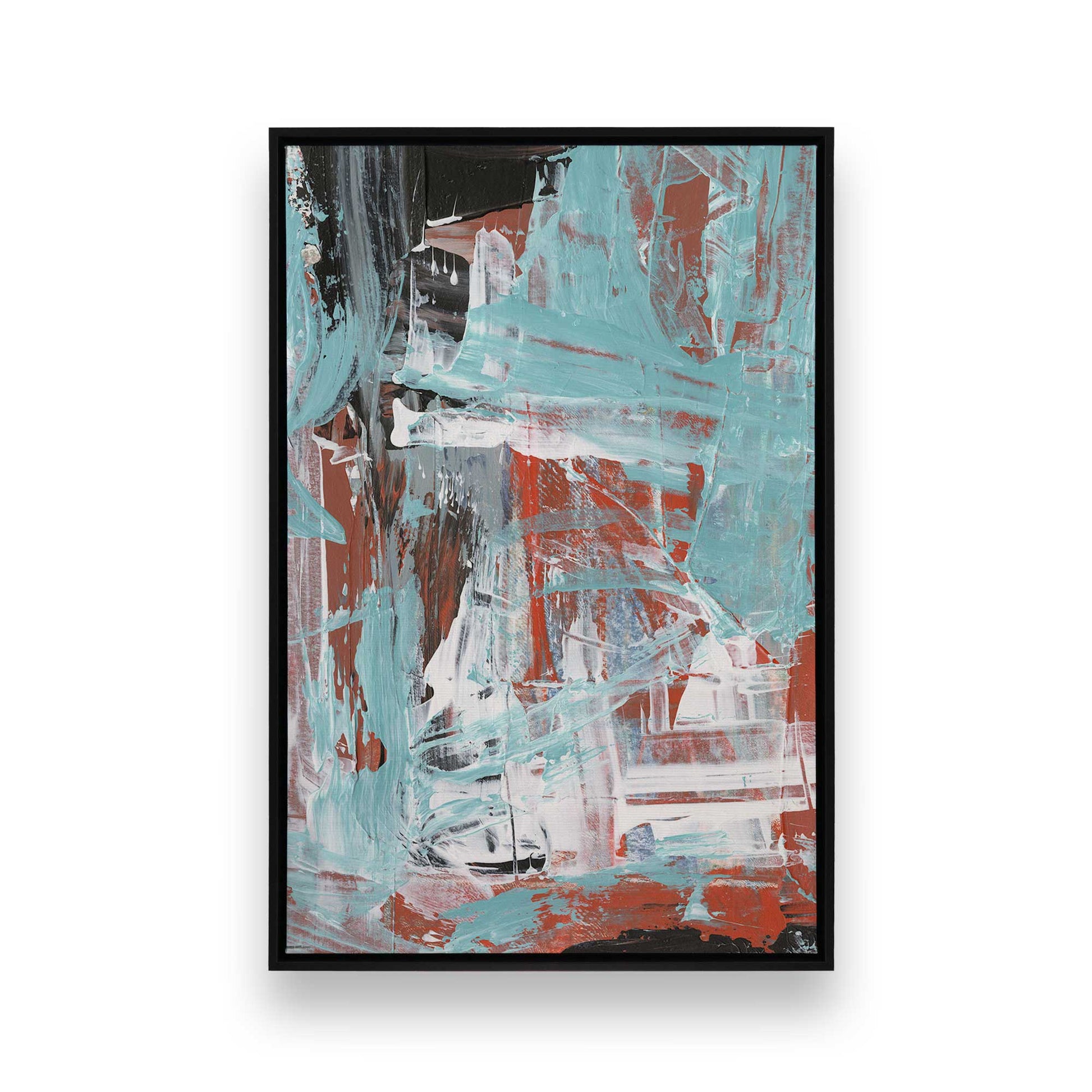 [Color:Satin Black], Picture of art in a Satin Black frame