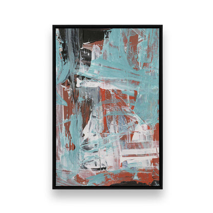 [Color:Satin Black], Picture of art in a Satin Black frame