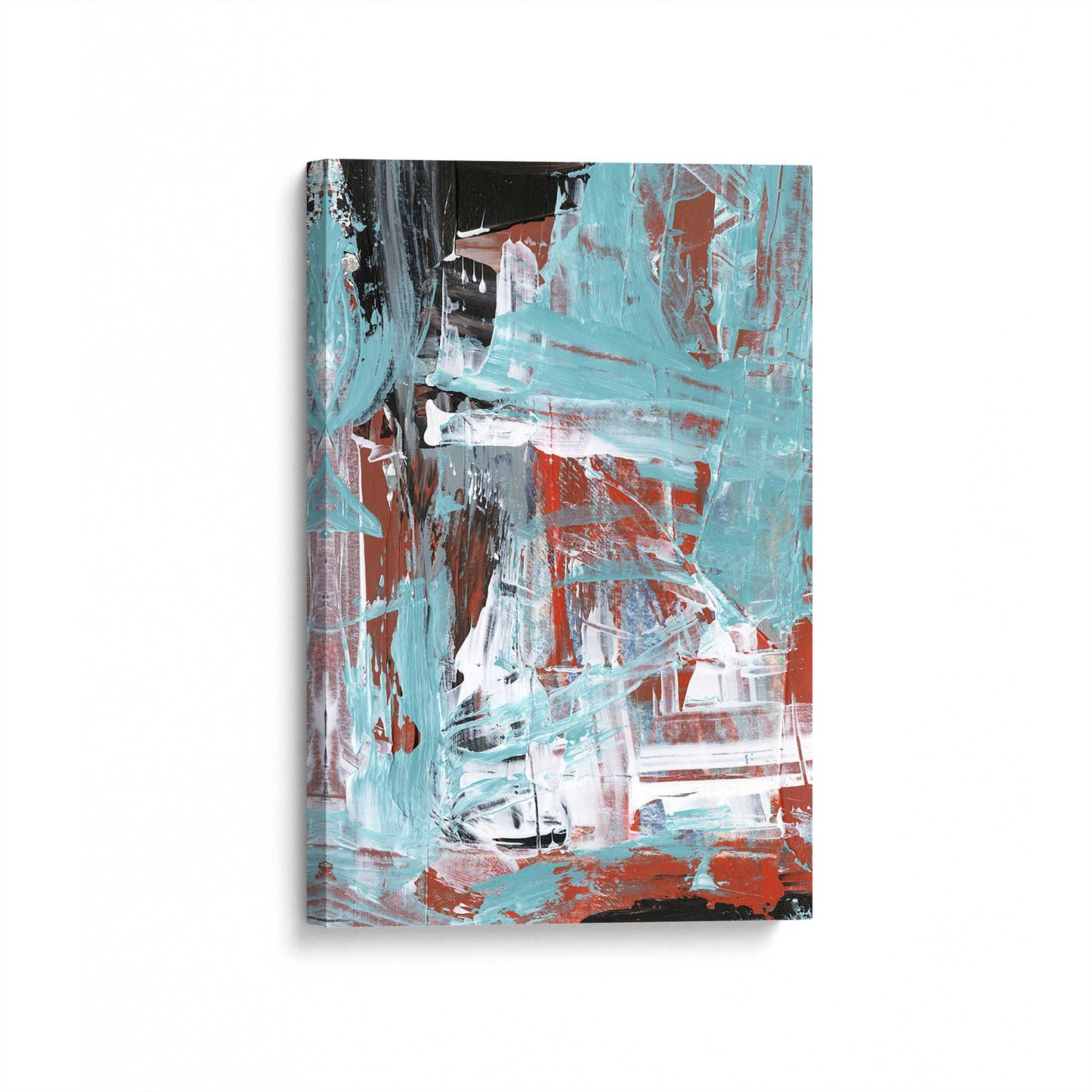 [Color:Stretched Canvas], Picture of art at an angle