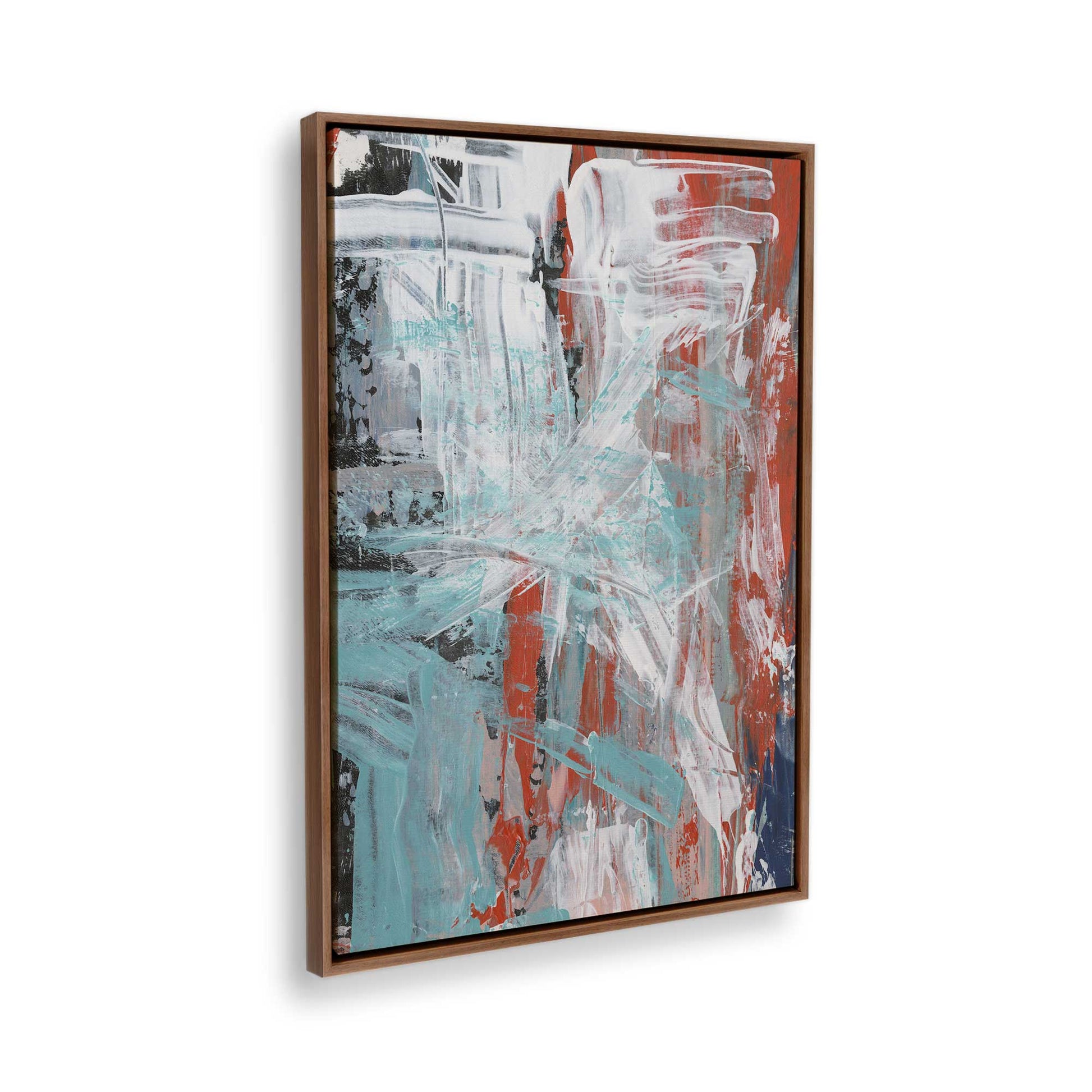 [Color:Walnut], Picture of the corner of the art