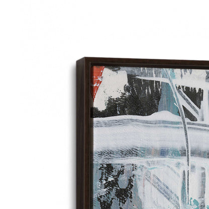 [Color:Espresso], Picture of art in a Espresso frame at an angle