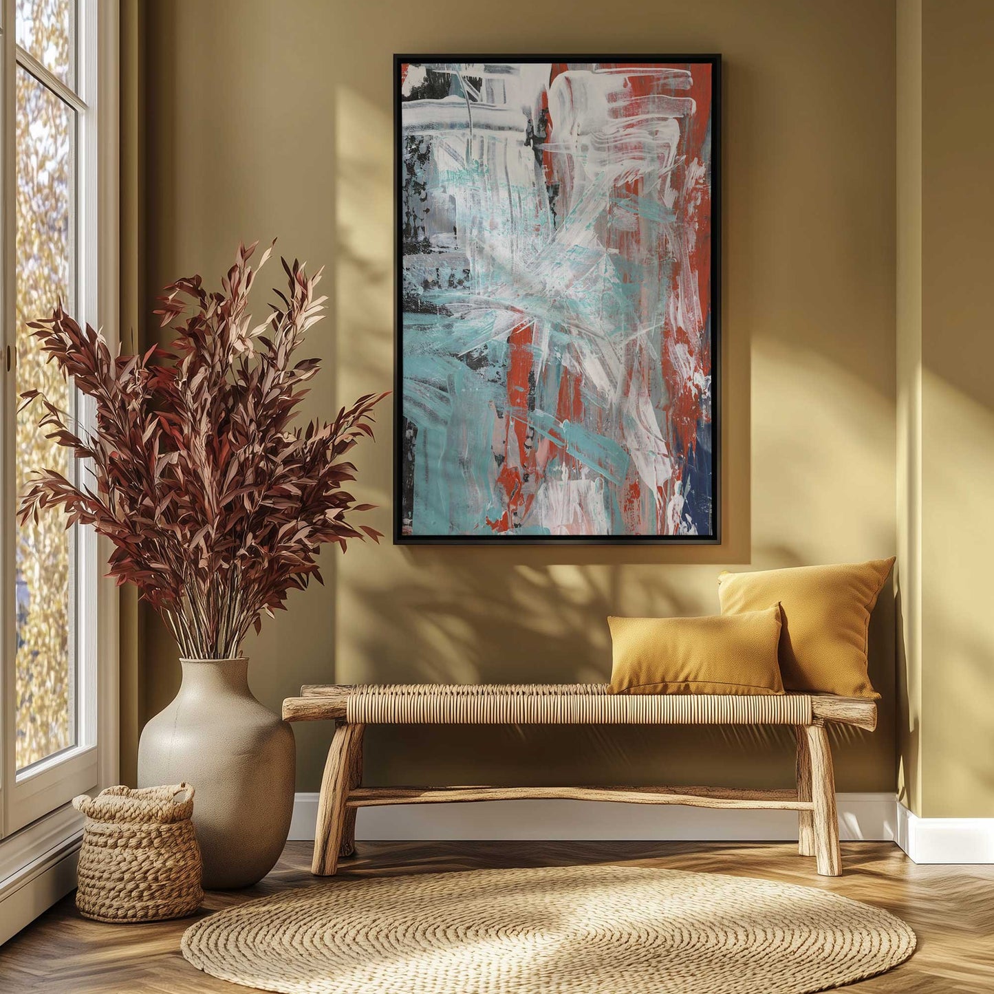 [LIFESTYLE],[SPECIAL],  Picture of art in a roo