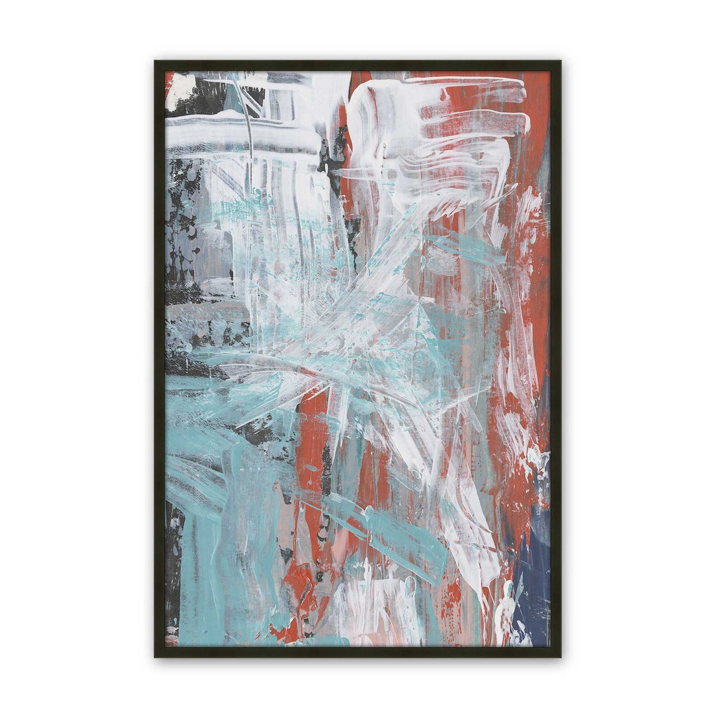 [Color:Satin Black], Picture of art in a Satin Black frame