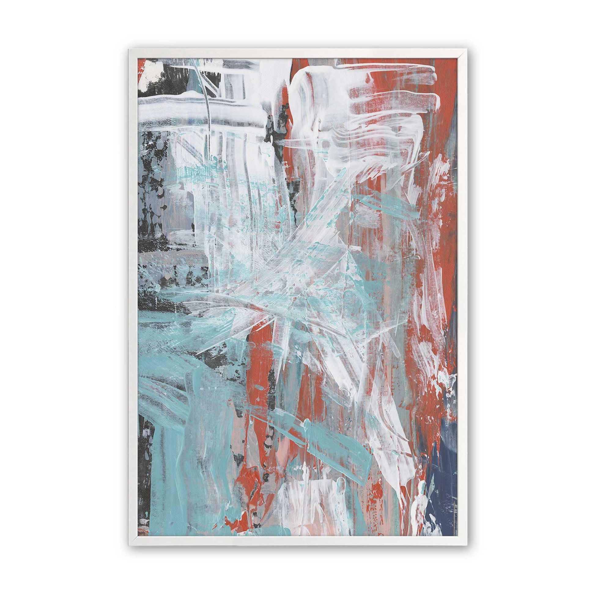 [Color:Opaque White], Picture of art in a Opaque White frame