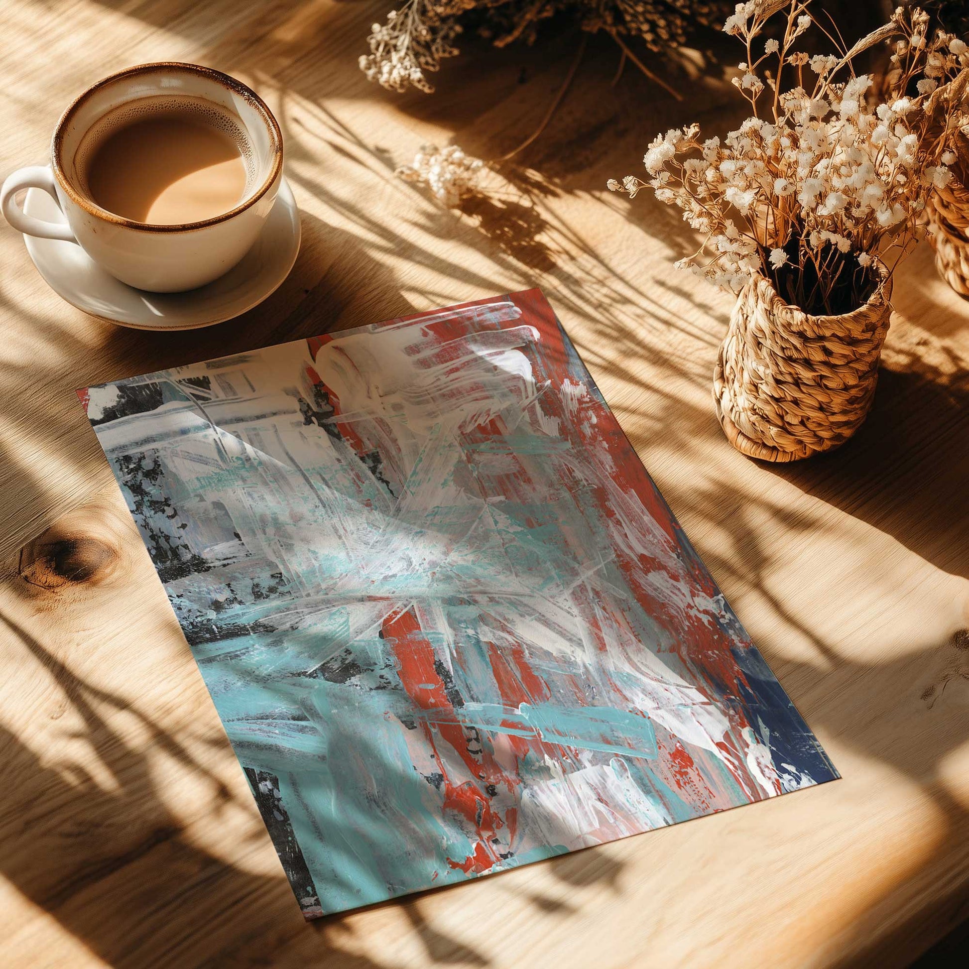 [Color:Rolled Print], Picture of close up of art