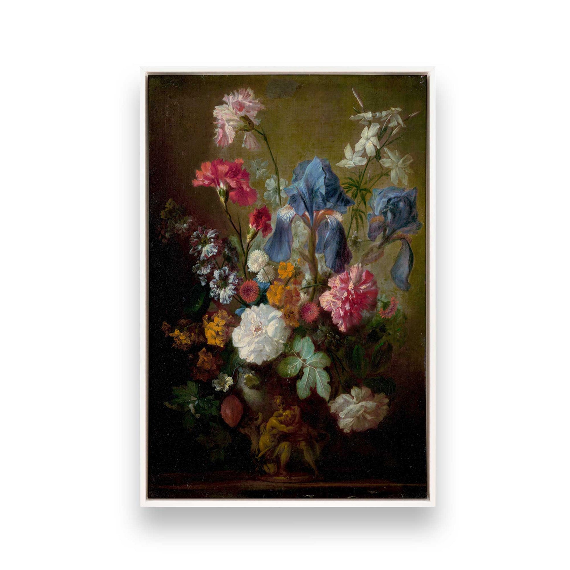 [Color:Opaque White], Picture of art in a White frame