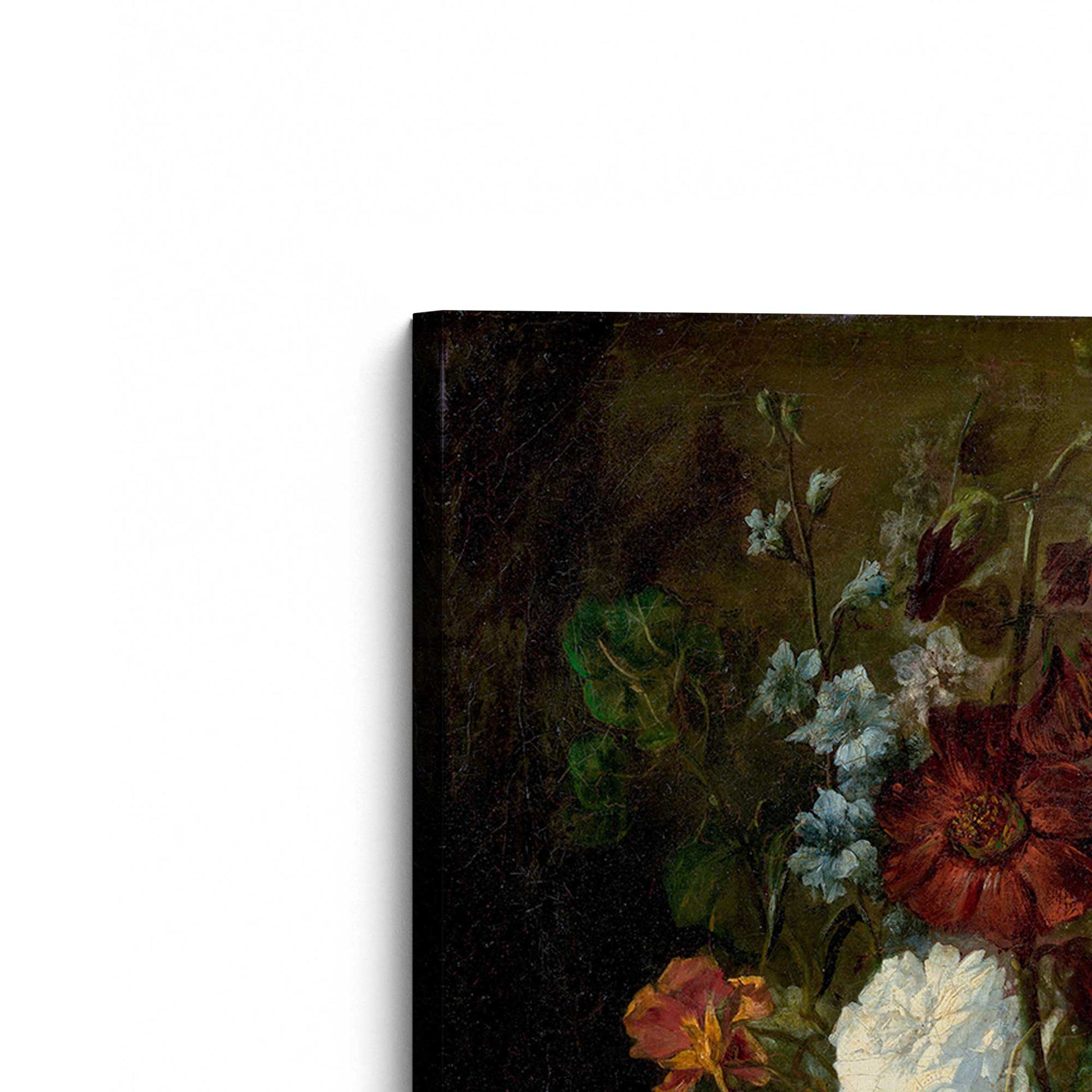 [Color:Stretched Canvas], Picture of the corner of the art