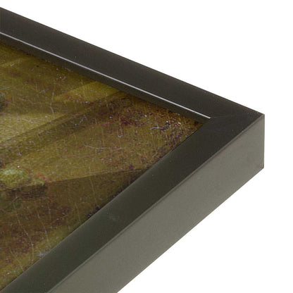 [Color:Satin Black], Picture of art in a Satin Black frame at an angle