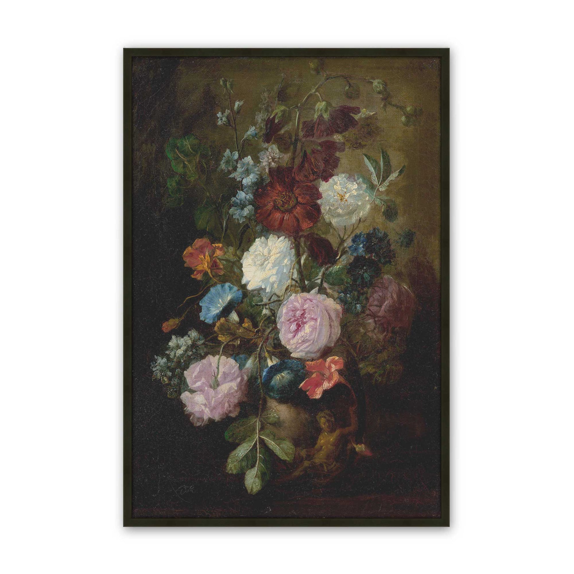 [Color:Satin Black], Picture of art in a Satin Black frame