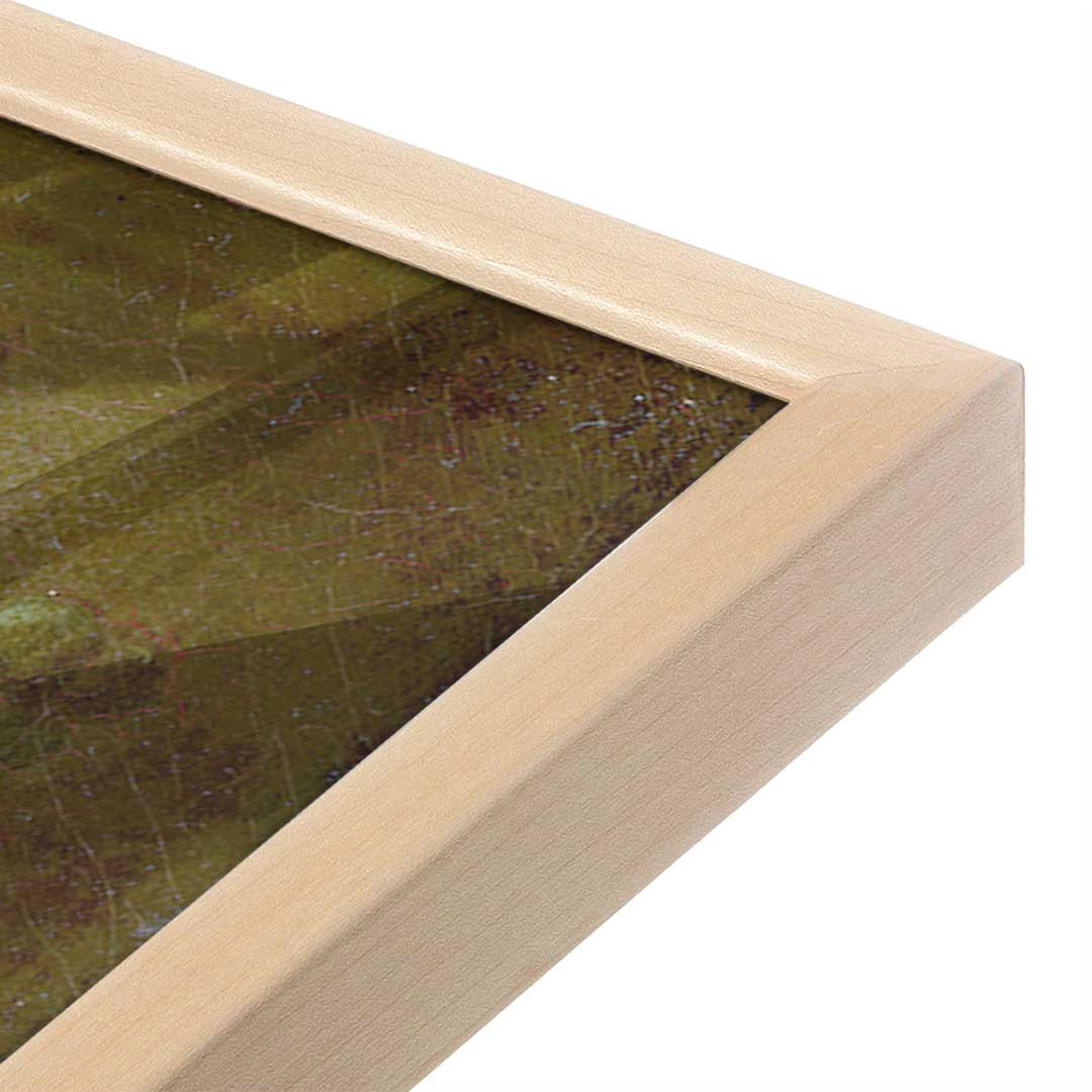[Color:Raw Maple], Picture of art in a Raw Maple frame at an angle