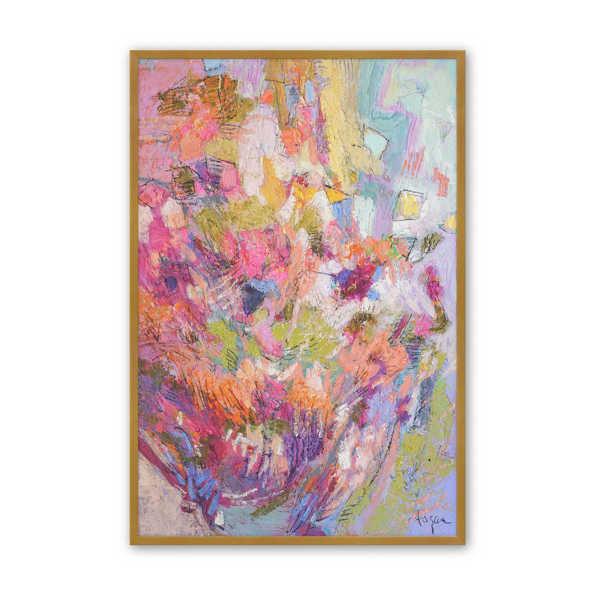 [Color:Polished Gold], Picture of art in a Polished Gold frame