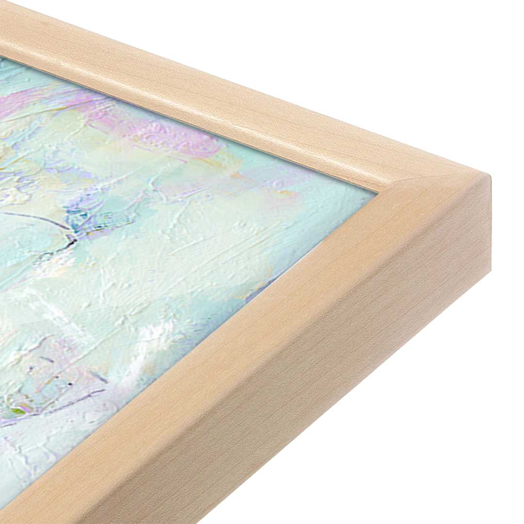 [Color:Raw Maple], Picture of art in a Raw Maple frame at an angle